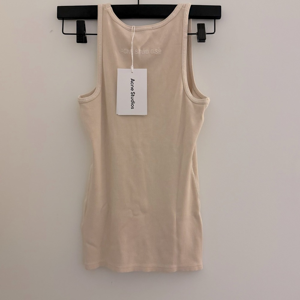 Acne Studios Ribbed Tank Top - Picture 3 of 8